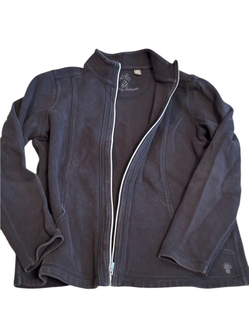 Tommy Bahama Women’s Largr Aruba Full Zip, black
